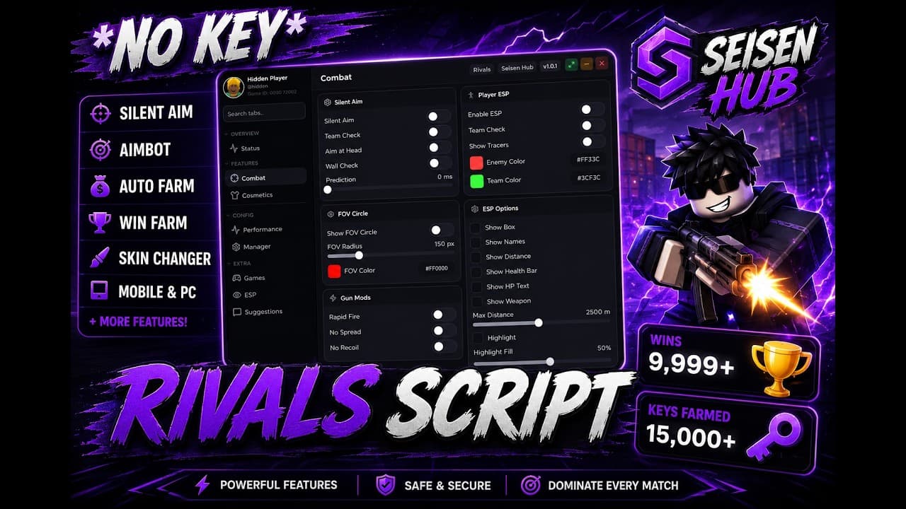 The NEW BEST Rivals Script? | Seisen Hub Showcase