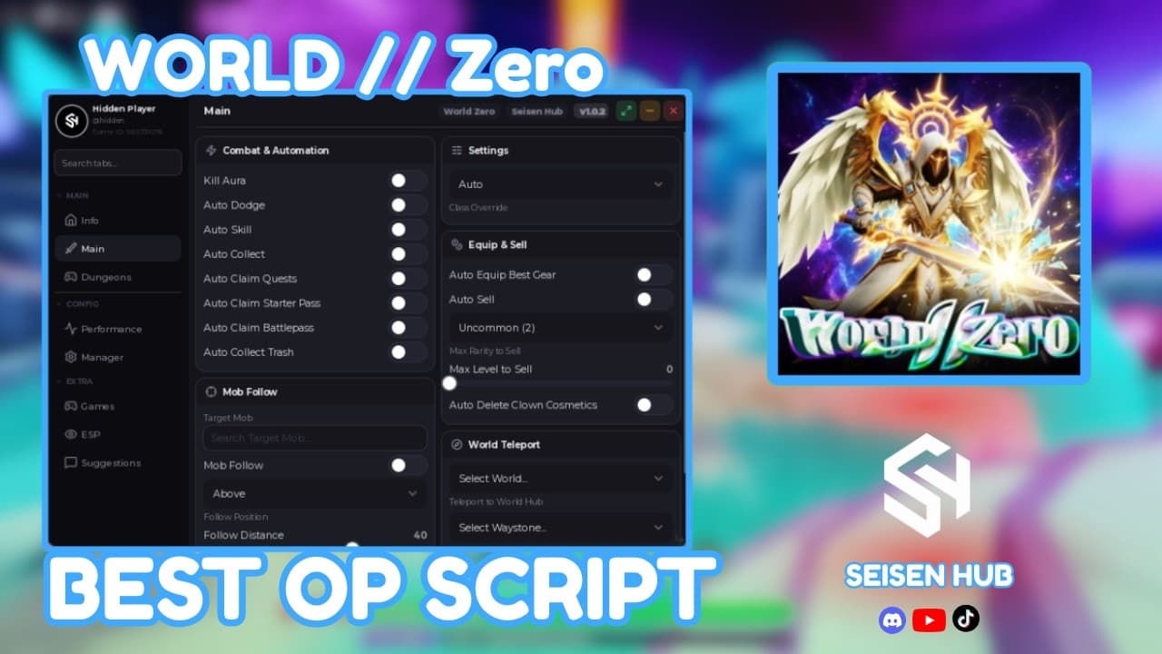 Seisen Hub | The BEST WORLD // Zero Script